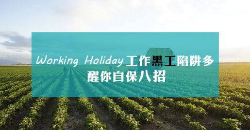 Working Holiday工作黑工陷阱多 醒你自保八招